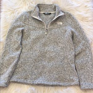 The North Face fleece 1/4 zip sweater